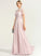 HighNeck Embellishment Floor-Length Fabric Length A-Line Sequins Neckline Silhouette Daphne A-Line/Princess Floor Length