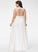 Train Lace Wedding With A-Line Wedding Dresses Sweep Dress Chiffon V-neck Lace Nina