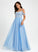 Prom Dresses With Sequins Rebecca Organza Sweetheart Beading Ball-Gown/Princess Floor-Length
