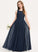 Scoop Junior Bridesmaid Dresses Ruffle Floor-Length A-Line With Neck Mckayla Chiffon