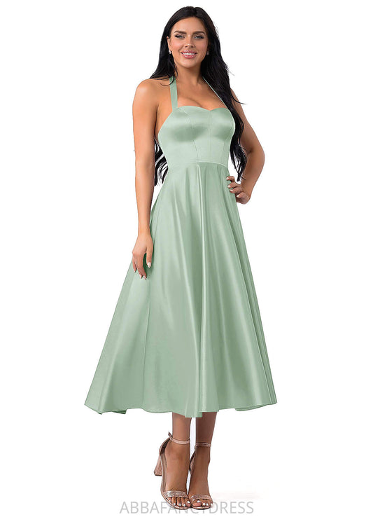Kara Sleeveless V-Neck Floor Length A-Line/Princess Natural Waist Bridesmaid Dresses