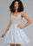 Tulle Beading V-neck Prom Dresses Noelle A-Line Short/Mini With