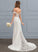 Court Wedding Sequins Wedding Dresses Lace Chiffon Train Beading Trumpet/Mermaid Dress With Rayne