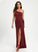Prom Dresses One-Shoulder Ruffle Sheath/Column Floor-Length Elise Sequins With Sequined