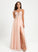 Prom Dresses V-neck Sequins Mckenna Ball-Gown/Princess Beading Floor-Length Lace Tulle With