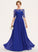 Embellishment Neckline Floor-Length Off-the-Shoulder Ruffle Silhouette Length Fabric A-Line Ann A-Line/Princess Sleeveless
