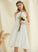 Wedding A-Line Wedding Dresses Chiffon Kaylin Knee-Length Dress