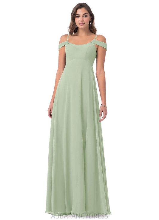 Scarlett Natural Waist A-Line/Princess Sleeveless Floor Length Bridesmaid Dresses