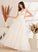 A-Line V-neck Dress Katie With Beading Sequins Wedding Dresses Floor-Length Wedding