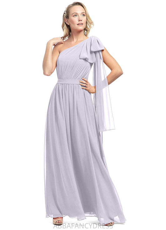 Sophronia Floor Length A-Line/Princess V-Neck Sleeveless Natural Waist Bridesmaid Dresses