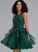 Short/Mini Prom Dresses Neck Sequins Ball-Gown/Princess With Scoop Tulle Mira