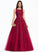 Neck With Scoop Chana Sweep Ball-Gown/Princess Wedding Beading Wedding Dresses Tulle Train Dress