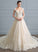 Wedding Dresses Dress Cathedral Tulle Beading Train With Ball-Gown/Princess Linda Sweetheart Sequins Lace Wedding