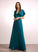 V-neck Satin Length Silhouette Fabric Straps Floor-Length A-Line Neckline Virginia A-Line/Princess Sleeveless
