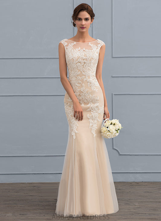 Tulle Trumpet/Mermaid Lace Wedding Dresses Floor-Length Dress Wedding Tania