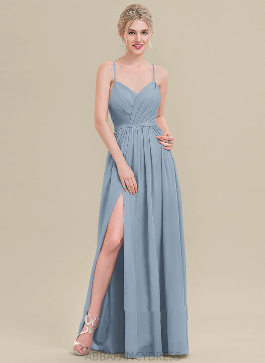 Prom Dresses Sweetheart With Floor-Length Chiffon Ruffle Front Split Iyana A-Line