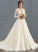 Wedding Dresses Dress Ball-Gown/Princess Train Esmeralda Court Wedding Lace Illusion Tulle