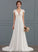 Wedding Kenna V-neck Chiffon Sweep A-Line Wedding Dresses Dress Train Ruffle With