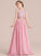 Mckenna A-LineScoopNeckFloor-LengthChiffonJuniorBridesmaidDress#130498 Junior Bridesmaid Dresses