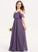 Chiffon Marie Junior Bridesmaid Dresses A-Line Floor-Length V-neck