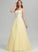 Square Prom Dresses Ball-Gown/Princess Elizabeth Train Sweep Neckline Tulle