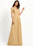 V-neck Floor-Length Length Fabric Silhouette Straps A-Line Neckline Paula Scoop A-Line/Princess Sleeveless