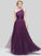 Length A-Line Fabric Silhouette Neckline One-Shoulder Embellishment Floor-Length Ruffle Myla A-Line/Princess Sleeveless