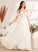Wedding Dresses Sweep Train Kamila Dress A-Line Off-the-Shoulder Sequins Wedding With
