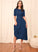 Straps Silhouette Length Knee-Length Sleeves Fabric A-Line Sleeve Cameron V-Neck A-Line/Princess Natural Waist
