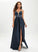 With Beading V-neck Sequins Floor-Length Ball-Gown/Princess Prom Dresses Satin Lily