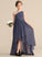 Chiffon Ruffle With One-Shoulder Asymmetrical A-Line Junior Bridesmaid Dresses Jennifer