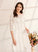 Ruffle Beading A-Line Jaylah With Wedding Floor-Length Illusion Dress Wedding Dresses