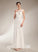 Sequins Sheath/Column Scoop Wedding Wedding Dresses Train Court Dress With Leanna Beading Neck