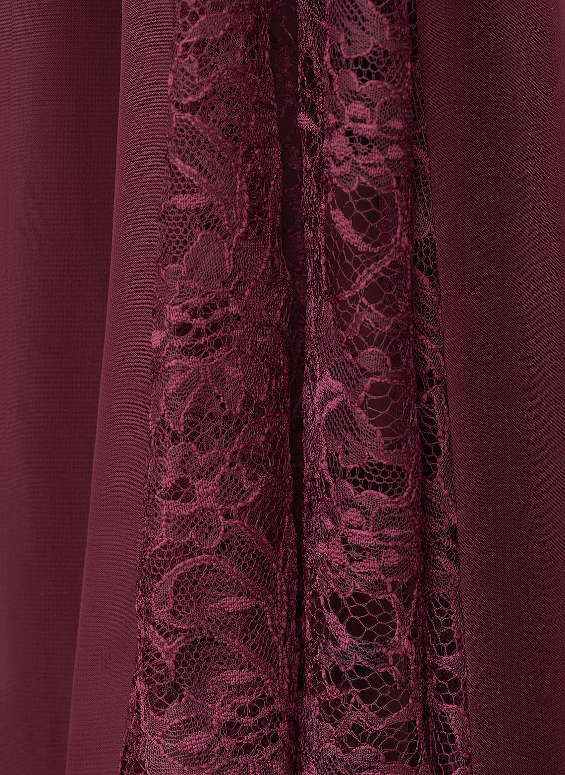 Lace V-neck Silhouette Neckline Length A-Line Straps Fabric Floor-Length Kirsten Sleeveless Natural Waist