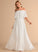 Makenzie With A-Line Chiffon Dress Wedding Front Floor-Length Wedding Dresses Split