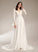 Ruffle Wedding Dresses Dress With Court Wedding Mariah A-Line V-neck Train
