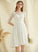 With Chiffon Wedding Dress Selah A-Line Wedding Dresses Lace Knee-Length Sequins