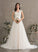 Ball-Gown/Princess V-neck Wedding Beading Wedding Dresses Court Sequins With Tulle Dress Delaney Train