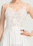 Wedding Dresses Dress A-Line Chiffon Jaqueline Split Train Front With V-neck Wedding Sweep