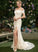 Train Lace Dress Front Off-the-Shoulder With Trumpet/Mermaid Evelin Wedding Wedding Dresses Court Split