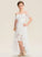 A-Line Lace Junior Bridesmaid Dresses Josephine Off-the-Shoulder Asymmetrical