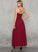 With V-neck Ankle-Length A-Line Prom Dresses Split Front Chiffon Whitney