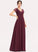 Lace Neckline V-neck Silhouette Floor-Length Fabric Length Embellishment A-Line Arely A-Line/Princess Floor Length