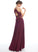 Floor-Length Embellishment Fabric SplitFront A-Line Length Halter Neckline Silhouette Taryn Natural Waist Sleeveless