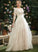 With Wedding Dress V-neck Amelie Sequins Court A-Line Train Wedding Dresses