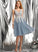 Rachel Knee-Length Prom Dresses Tulle V-neck A-Line