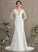 Kayden Chapel Train Trumpet/Mermaid Beading With Dress Chiffon V-neck Sequins Wedding Dresses Wedding