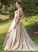 Wedding Dresses Elaina Train Satin Ruffle Ball-Gown/Princess With Appliques Ruffles Lace Dress Court Beading Wedding Sweetheart Cascading
