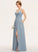Ruffle Silhouette V-neck Floor-Length A-Line Neckline Pockets Embellishment Fabric Length Josephine A-Line/Princess