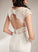 With Wedding Dresses Dress Sheath/Column Paige Wedding V-neck Sweep Train Lace